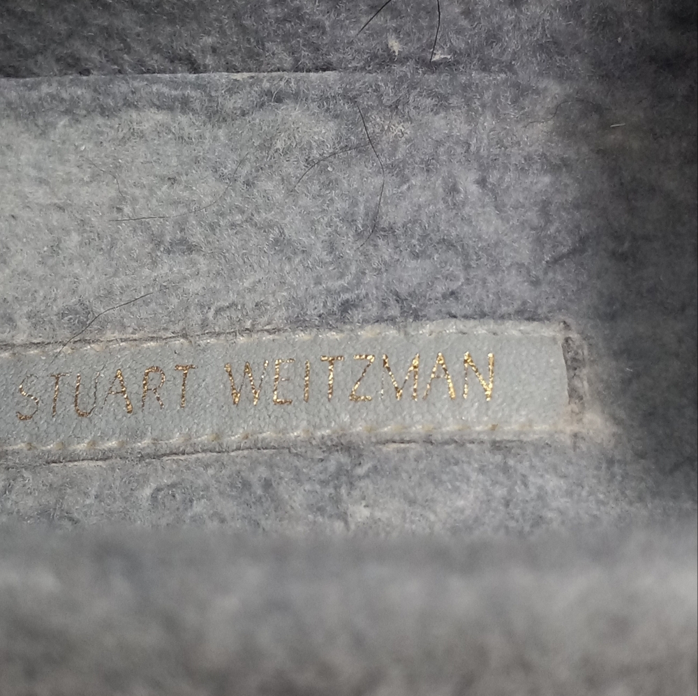 Stuart Weitzman Blue/Gray Loafers Slip-Ons Classic Design - Picture 6 of 7